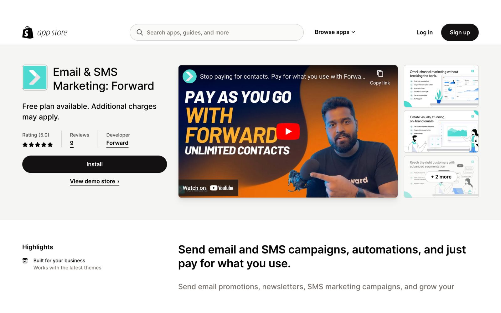 Email & SMS Marketing: Forward